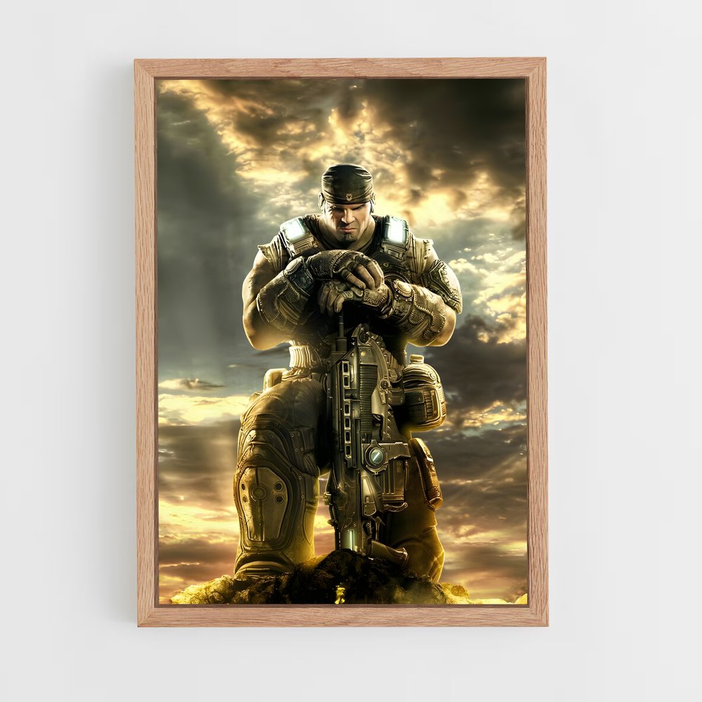 Poster Fenix au Combat – affiche Gears of war (vue 4)